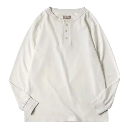 アメリカヘンリーネック ロングスリーブTシャツ